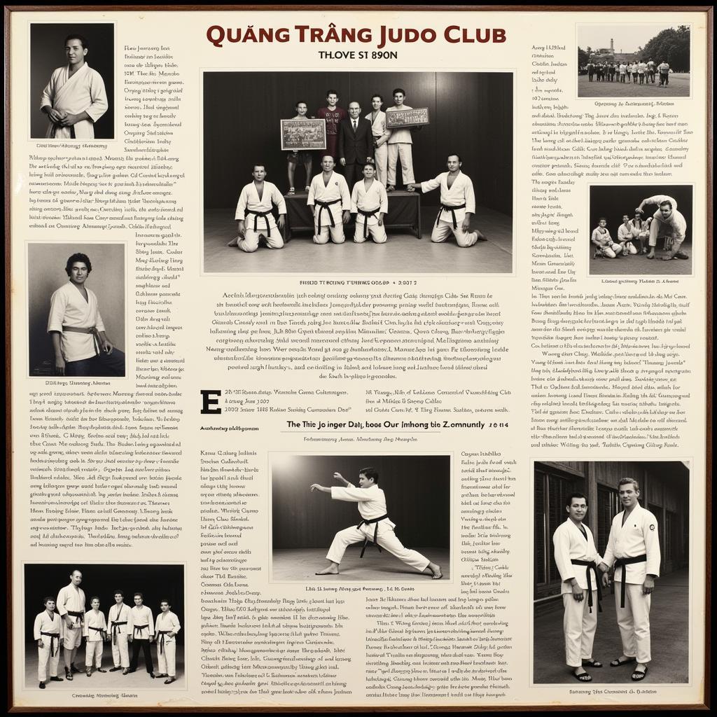 Lịch sử CLB Judo Quang Trung