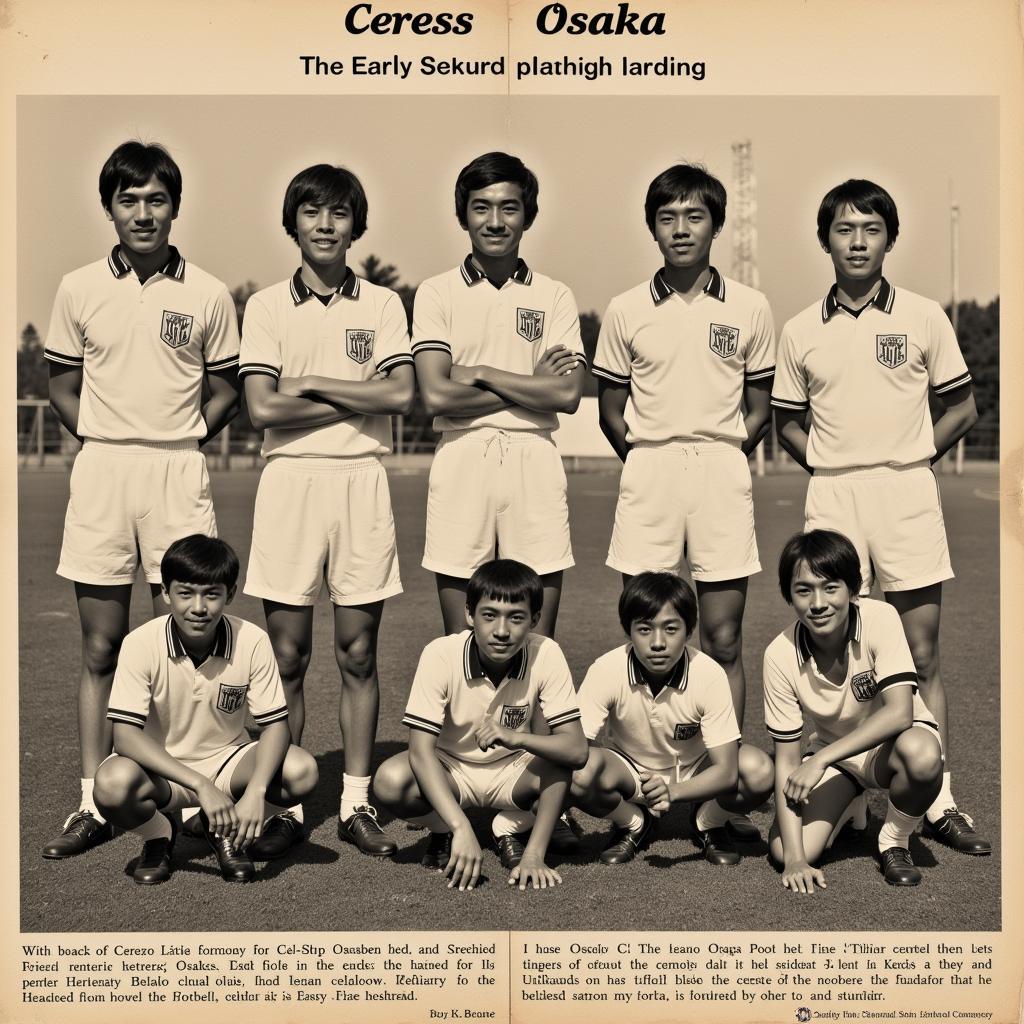 Lịch sử hình thành CLB Cerezo Osaka