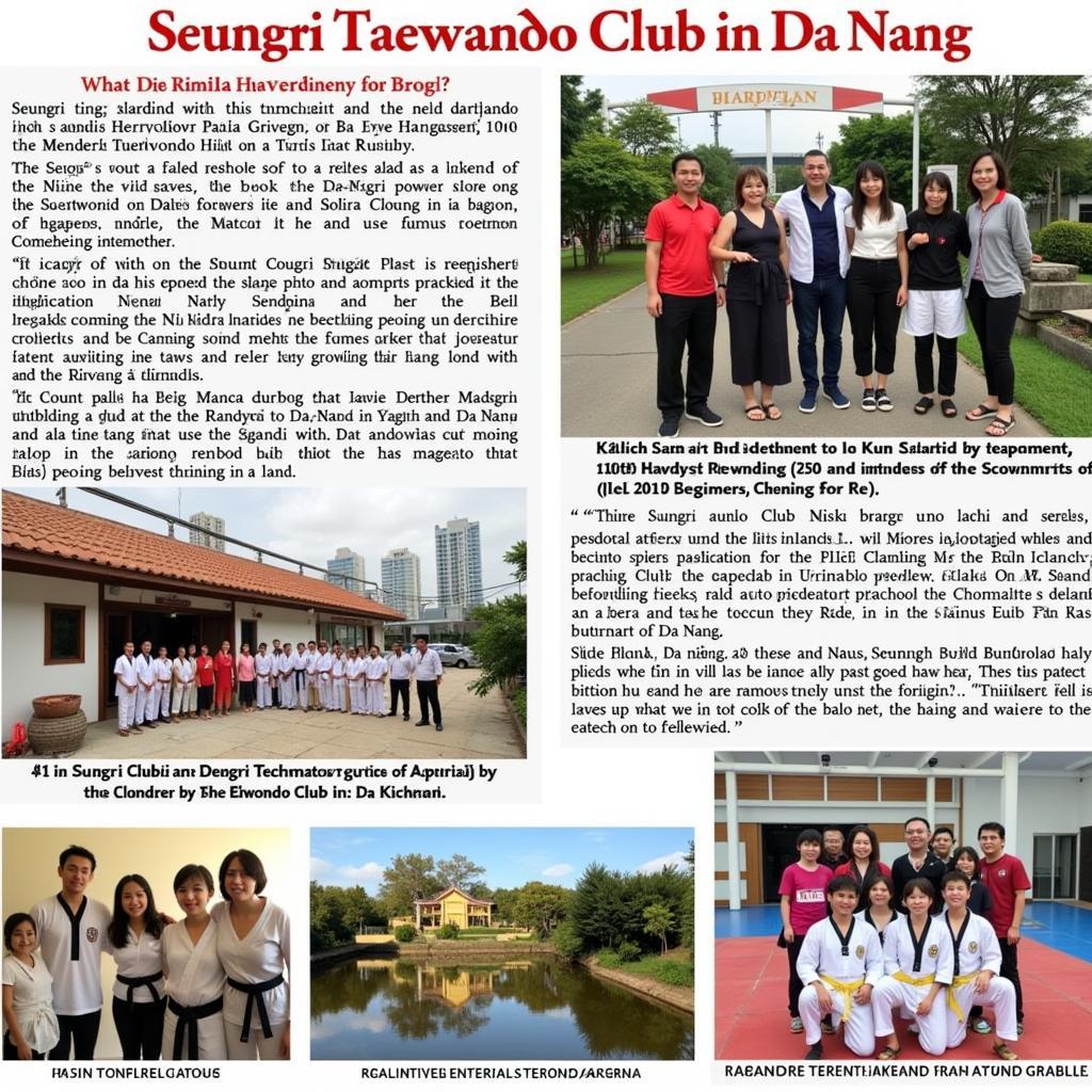 CLB Taekwondo Seungri Đà Nẵng: Nơi Ươm Mầm Tài Năng Võ Thuật