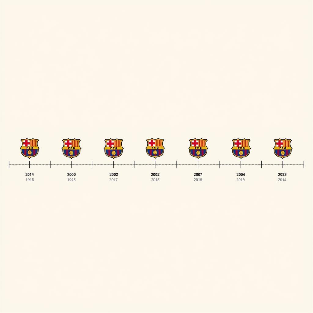 Lịch sử hình thành logo CLB Barca