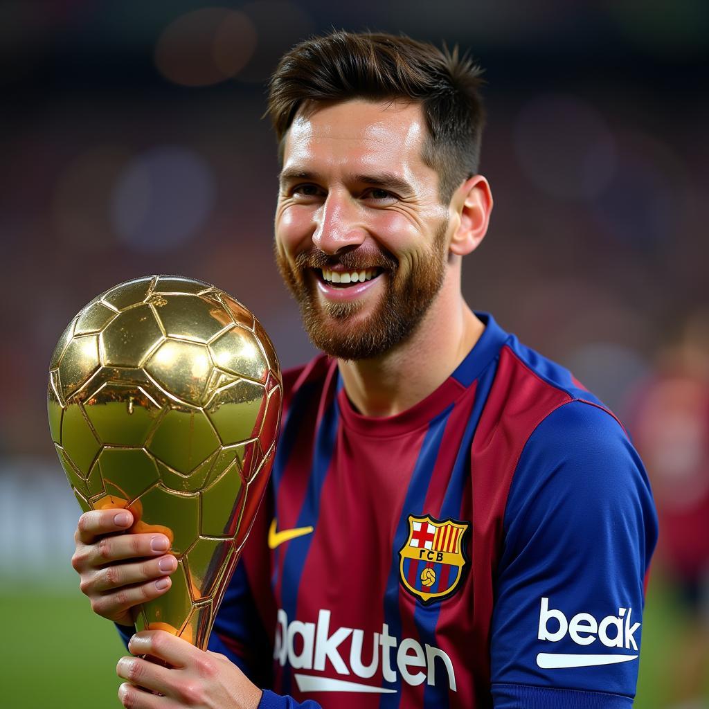 Lionel Messi xuất sắc trong màu áo Barcelona