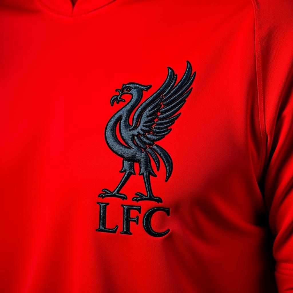 Biểu tượng Liver Bird trên áo đấu Liverpool