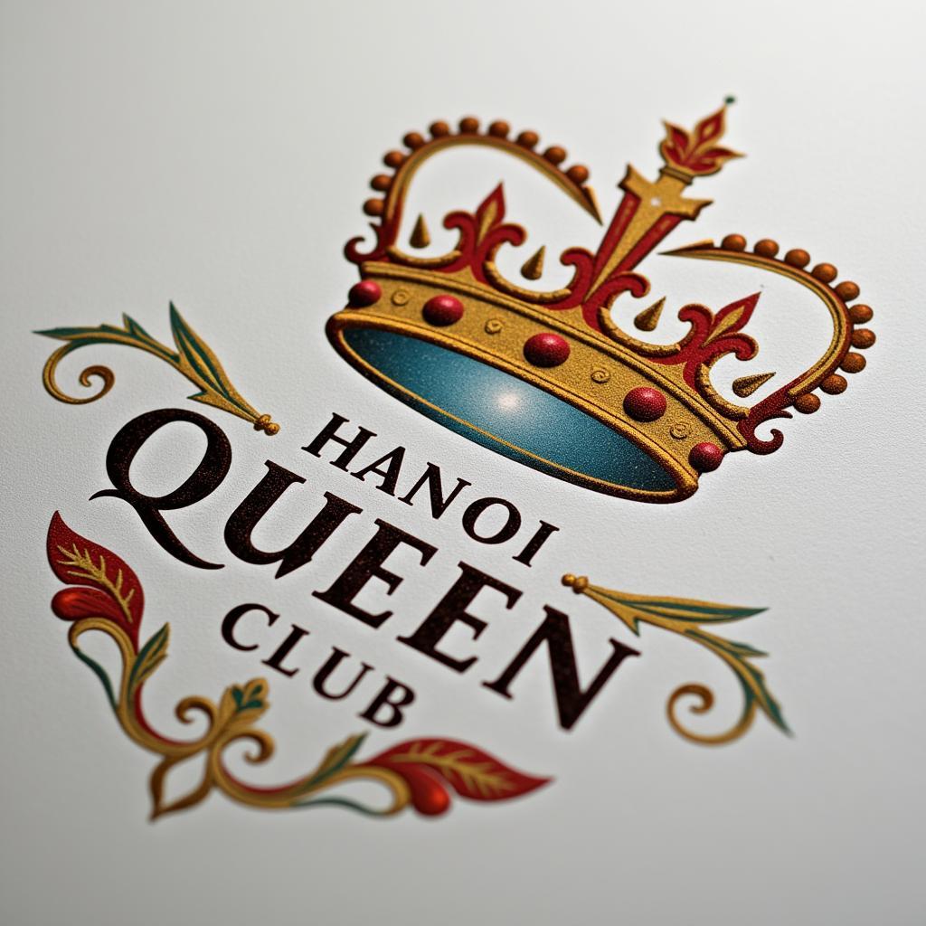 CLB Golf Nữ Hà Nội Queen Club Logo: Vẻ Đẹp Quyền Lực Và Tinh Tế