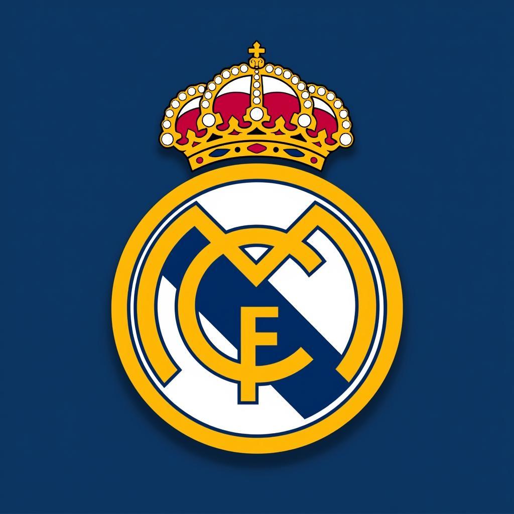 Logo hiện đại của Real Madrid