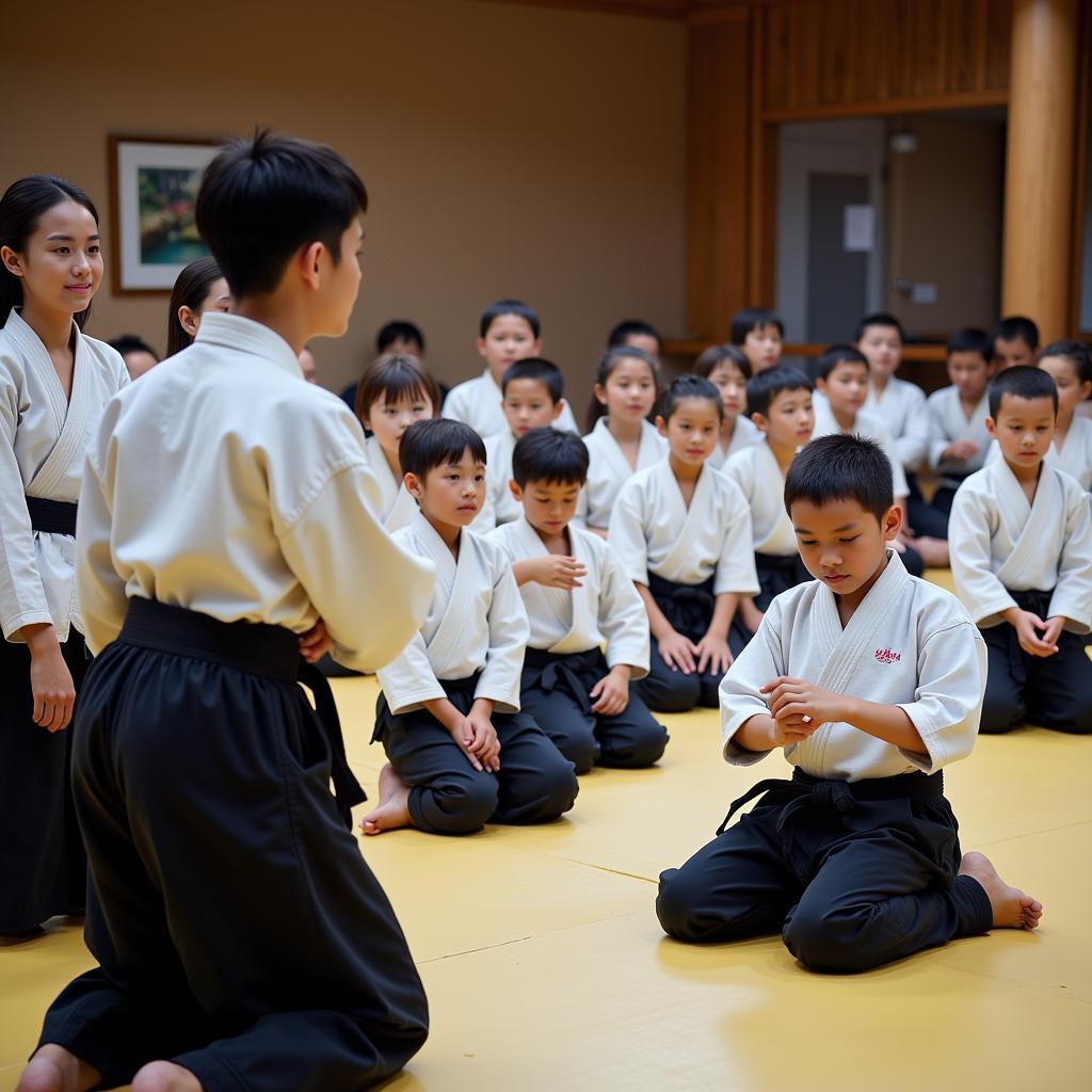 Lớp học Aikido tại Thanh Xuân