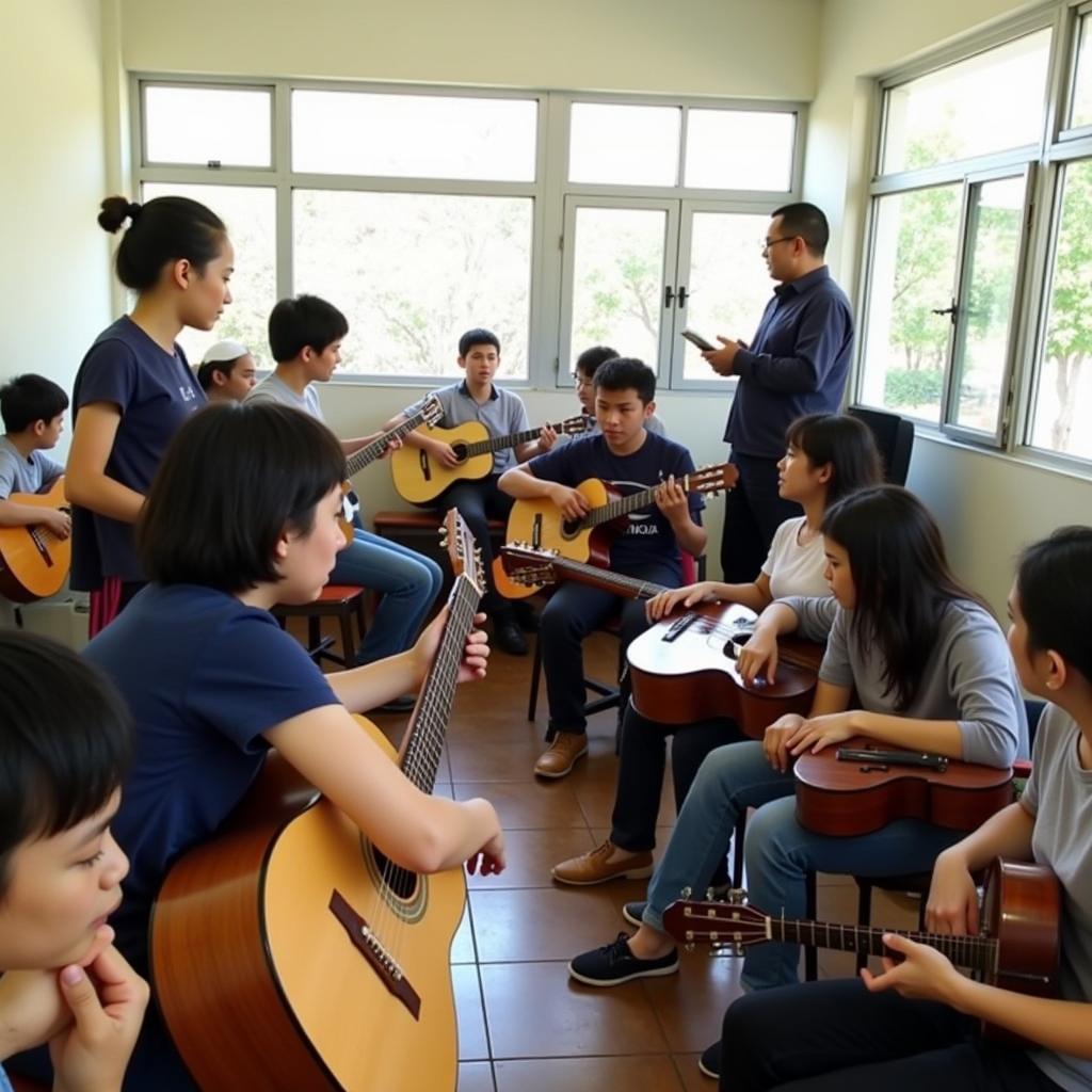 Lớp học guitar Minh Đức