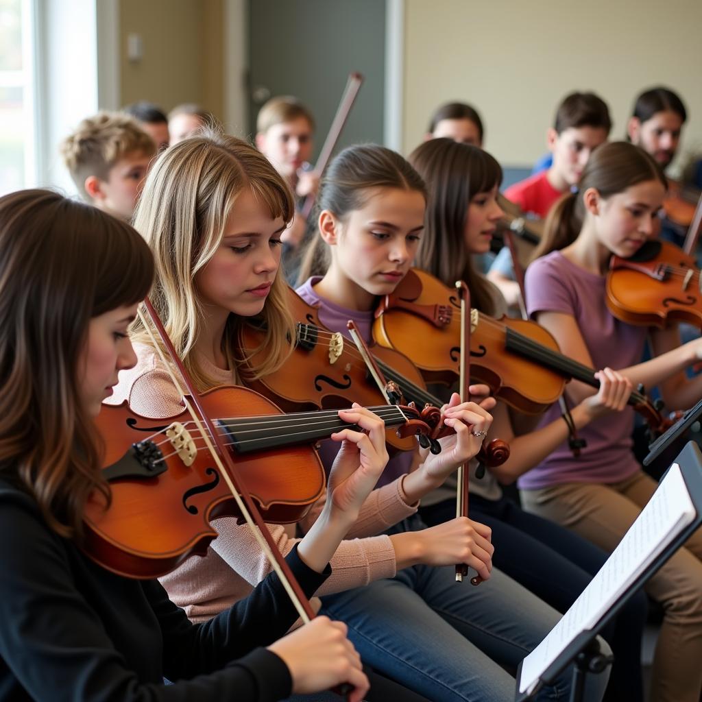 Lớp học Violin cho mọi lứa tuổi