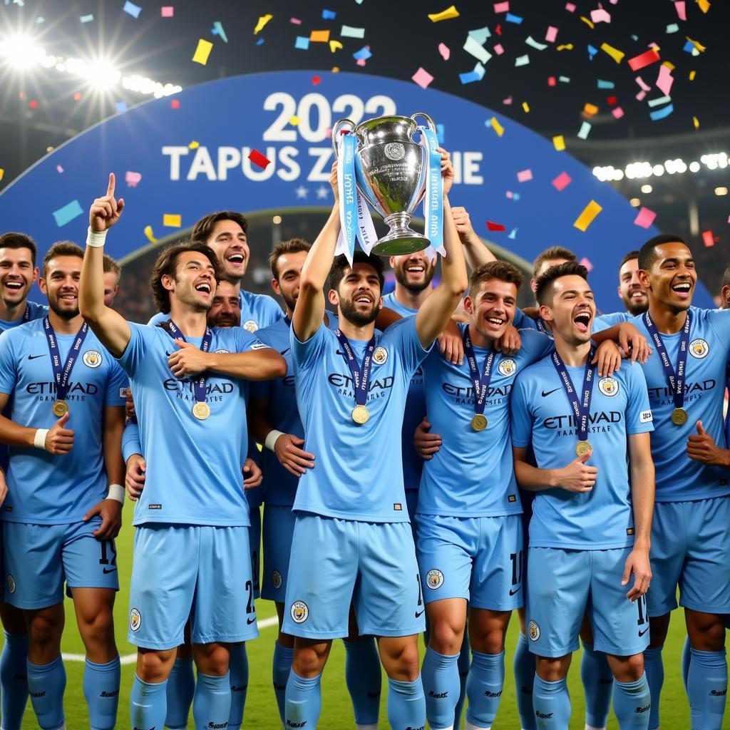 Man City vô địch Champions League