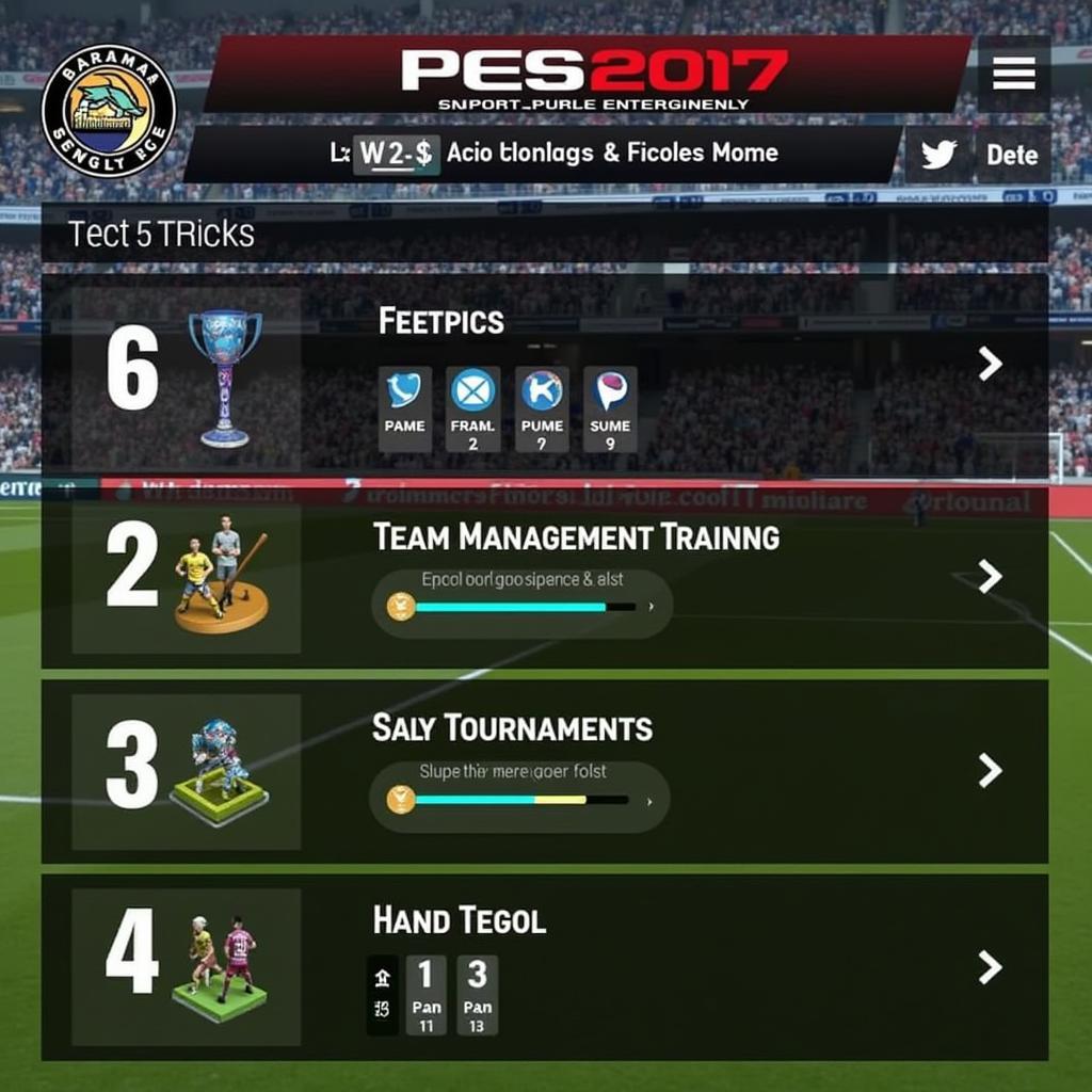 Mẹo Chơi Game PES 2017