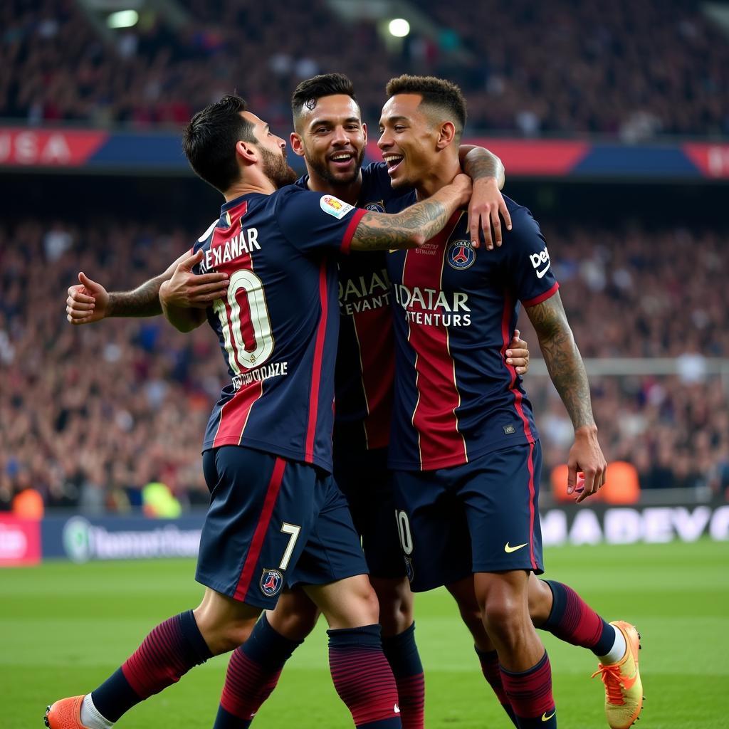 Bộ ba Messi, Neymar, Mbappe