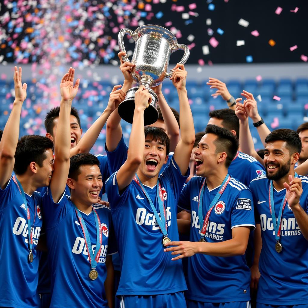 Nagoya Oceans nâng cao chức vô địch Futsal CLB Châu Á 2019