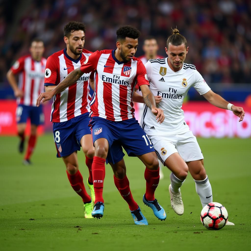 Phong cách chơi bóng đầy bản sắc của Atletico Madrid