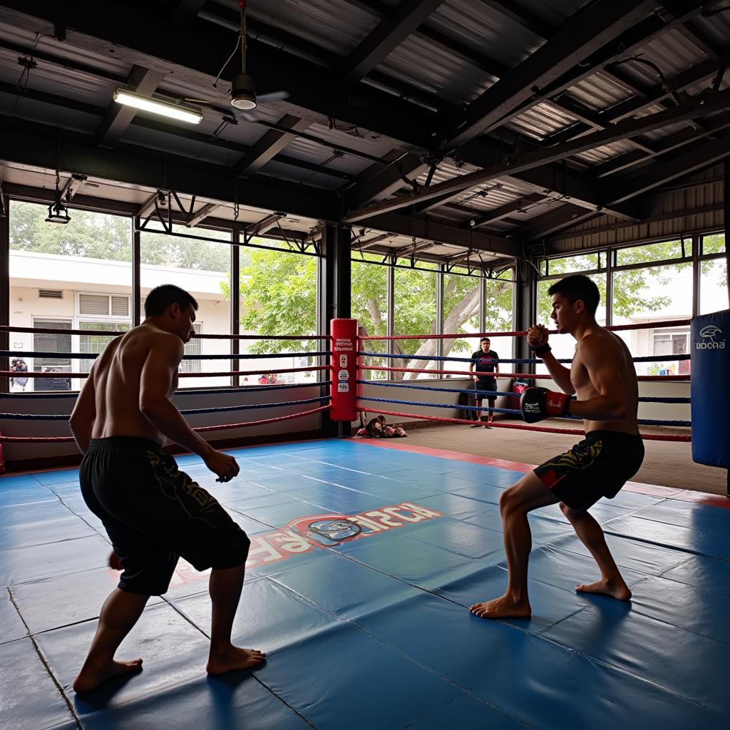 Phòng tập CLB Muay Thái Hà Nội