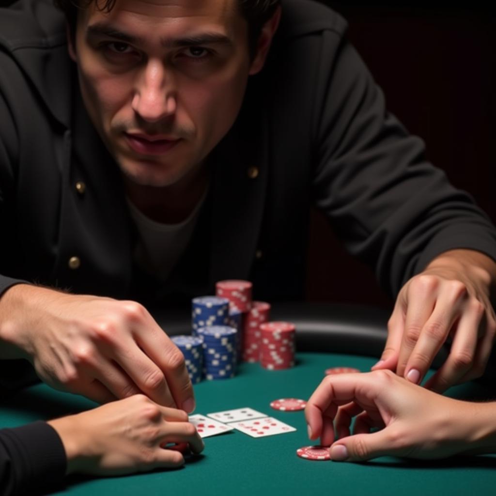 Quan sát ngôn ngữ cơ thể đối thủ poker