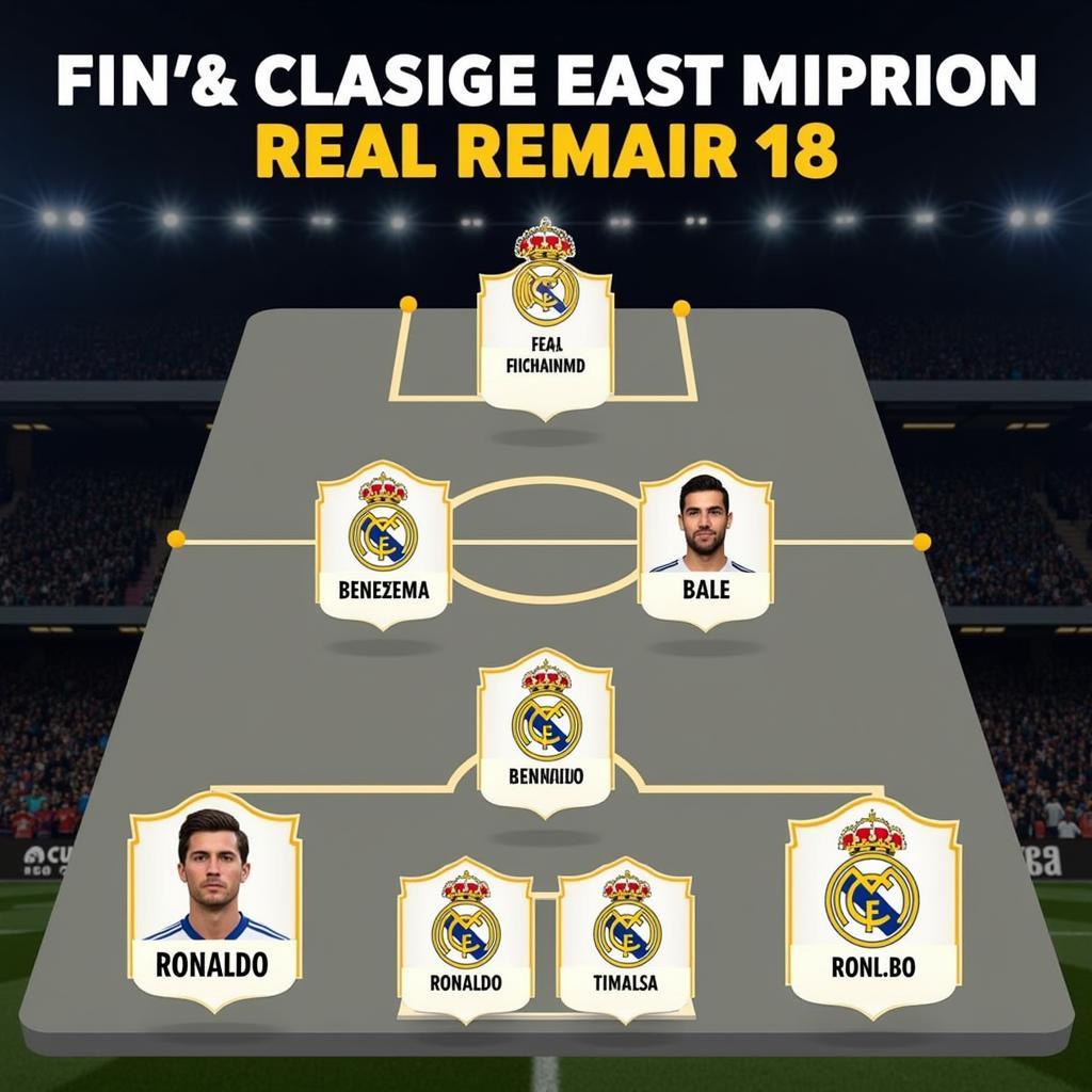 Đội hình Real Madrid trong FIFA 18