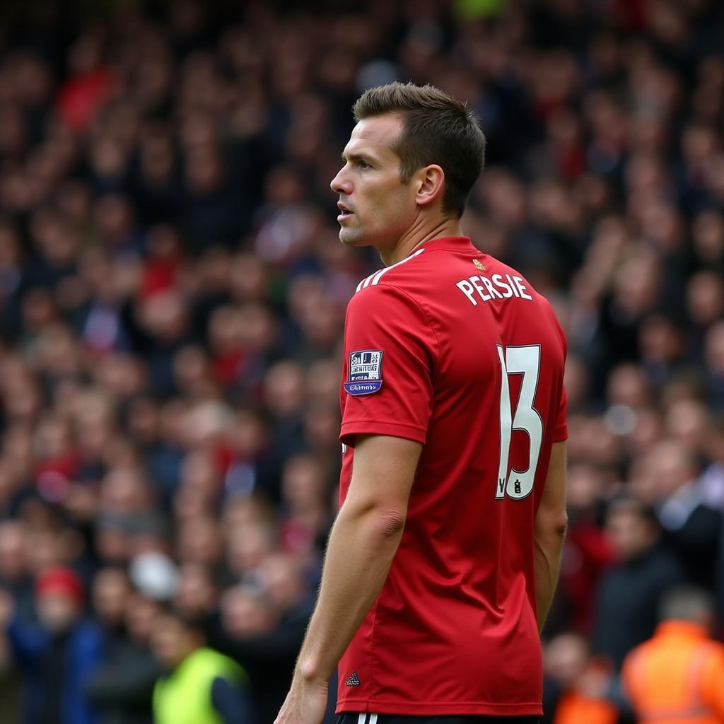 Robin van Persie trong màu áo Manchester United