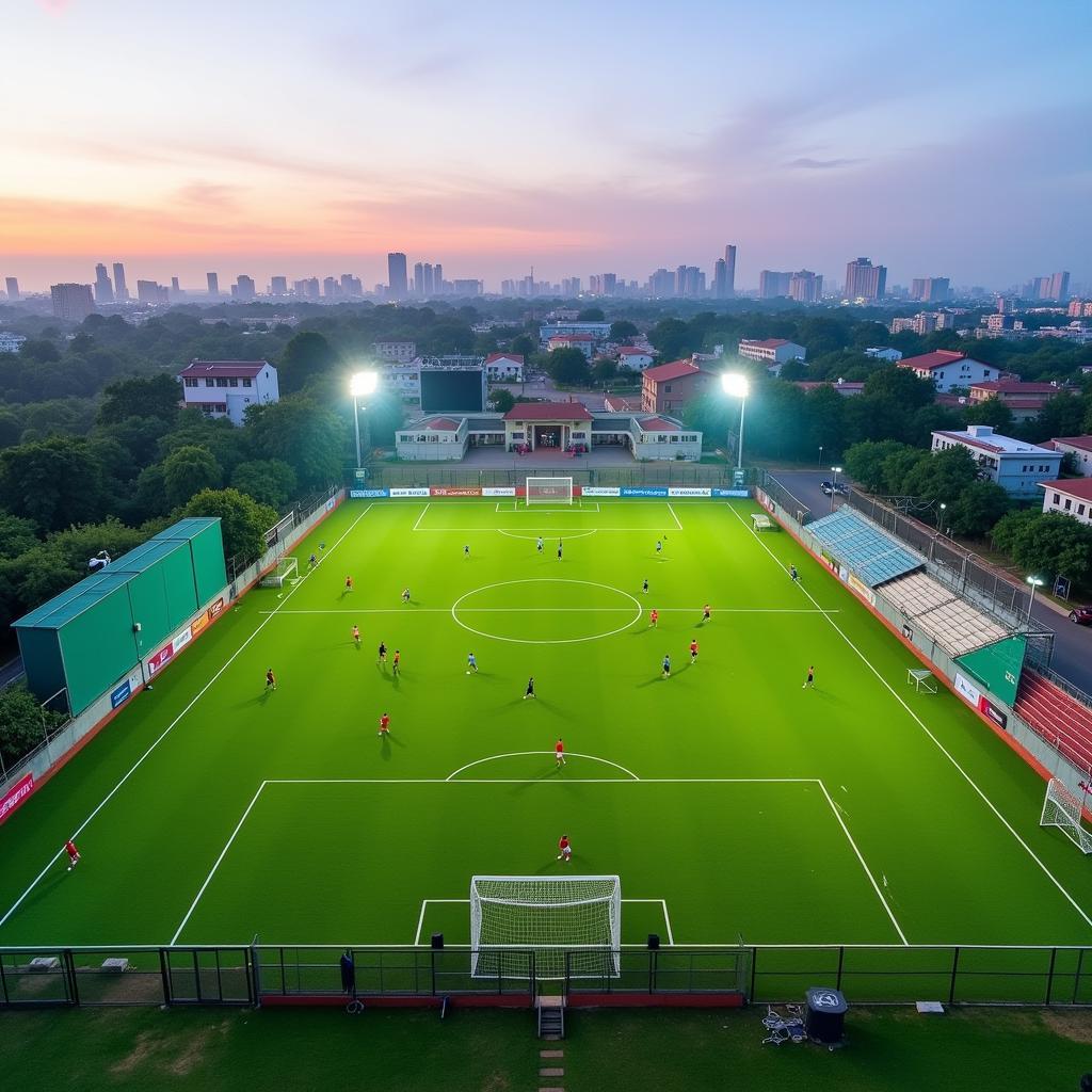 Modern training ground of Duc Tho Long An football club