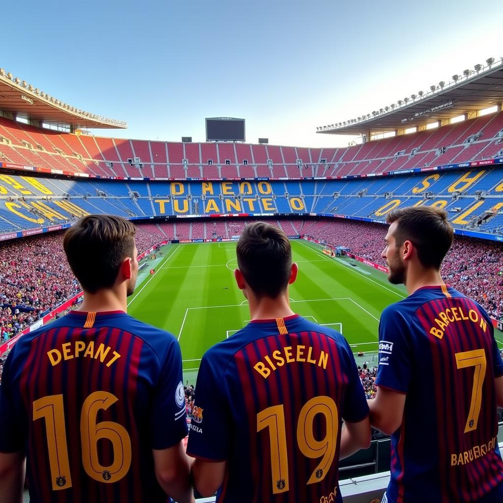 Số Áo CLB Barca Hiện Đại