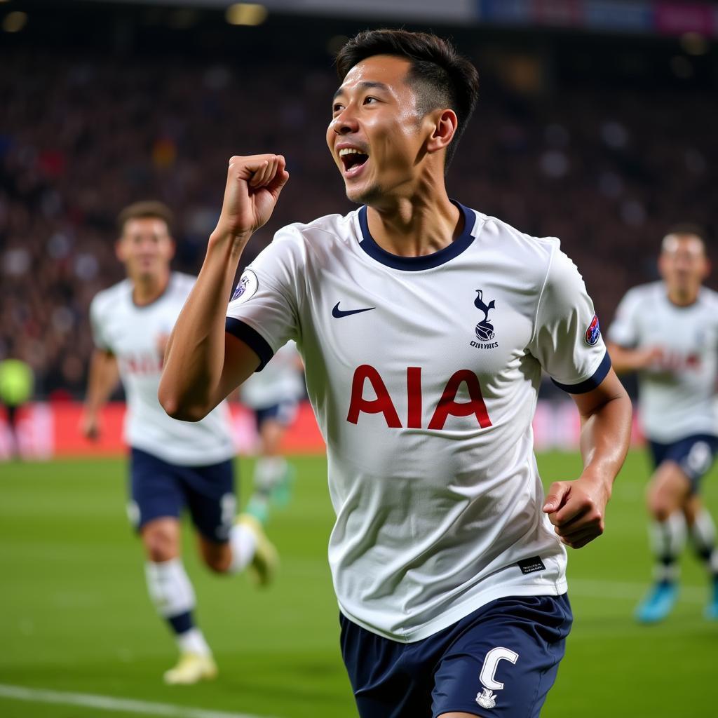 Son Heung-min ghi bàn cho Tottenham