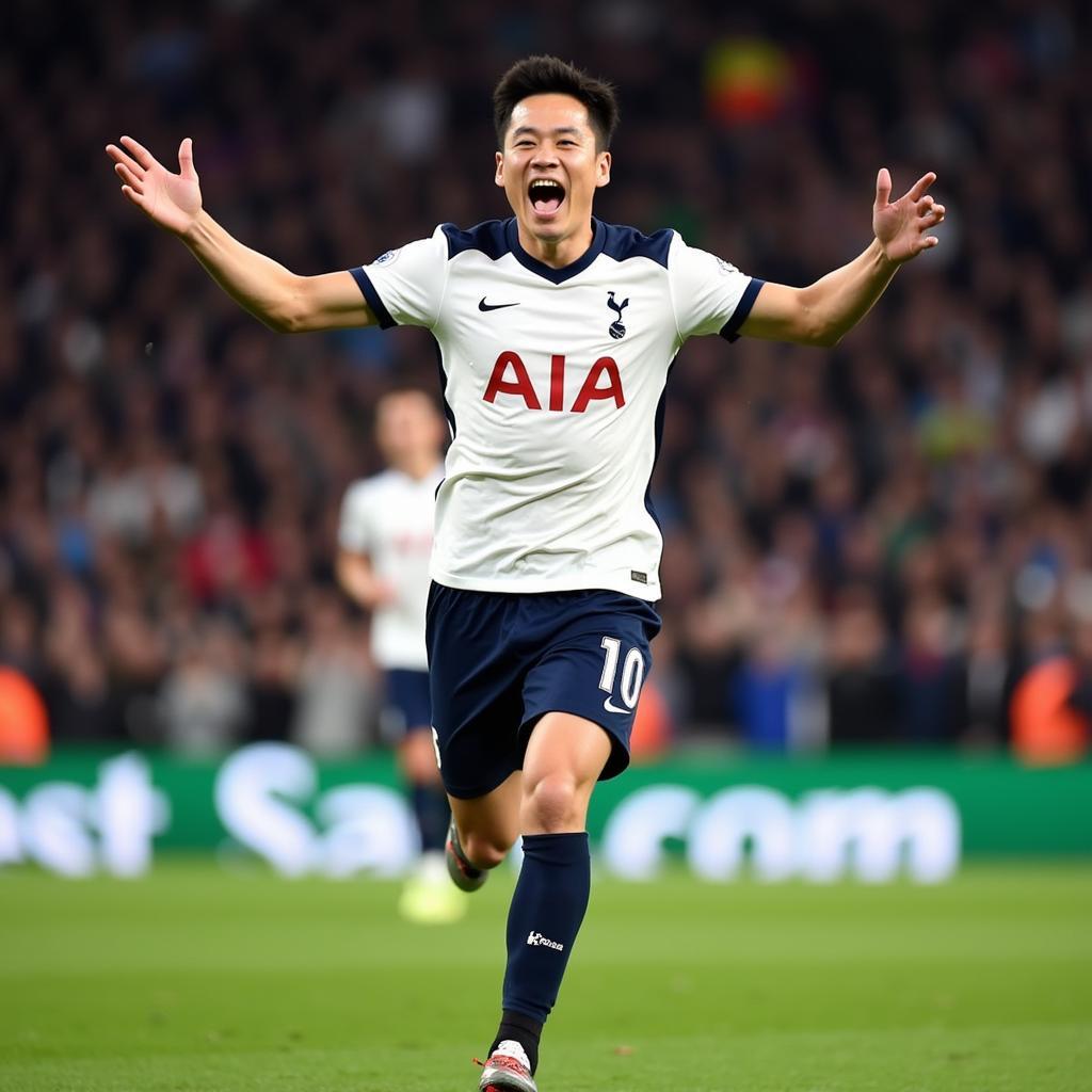 Son Heung-min ghi bàn cho Tottenham