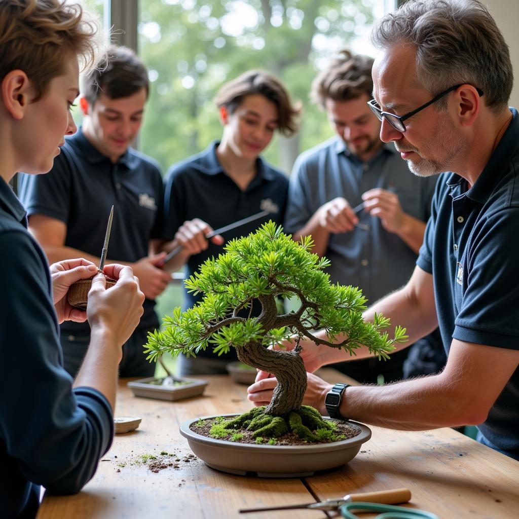 Tạo dáng bonsai