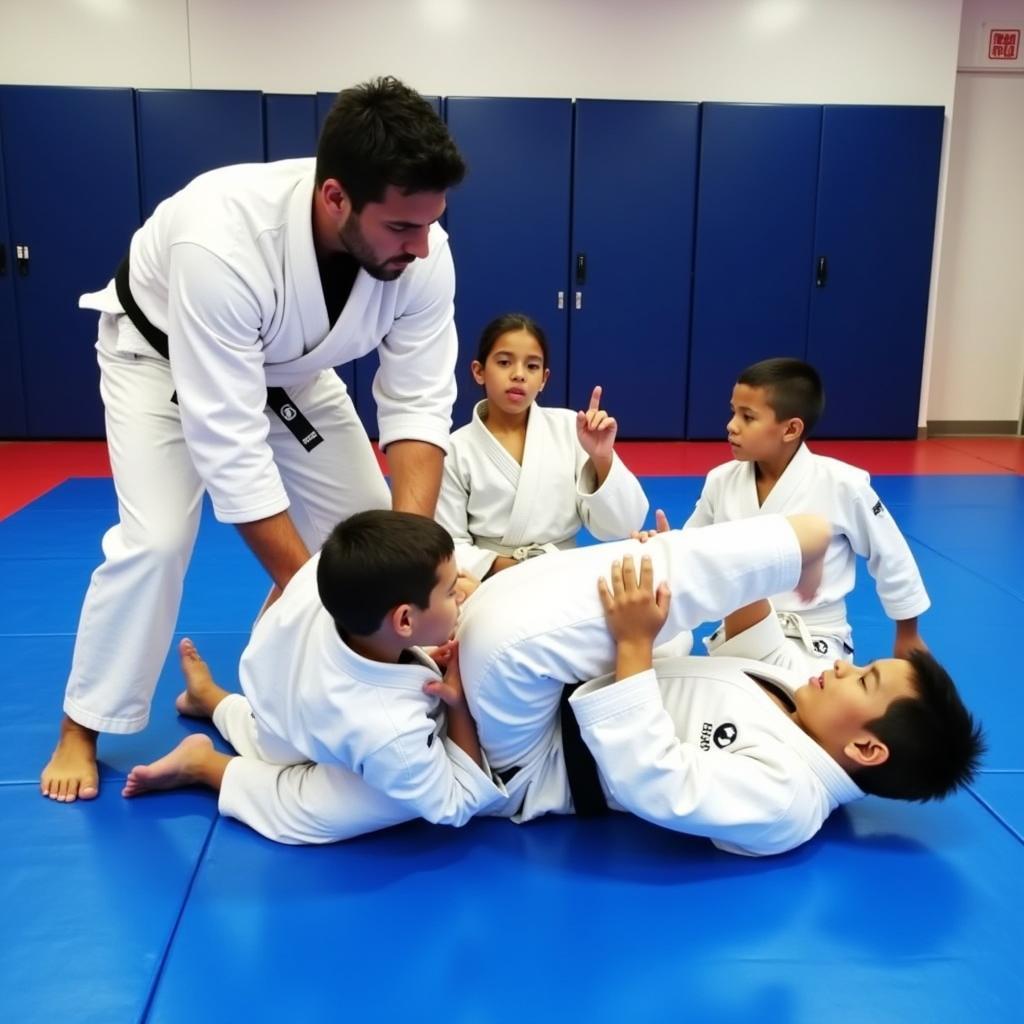 Luyện tập Judo tại CLB