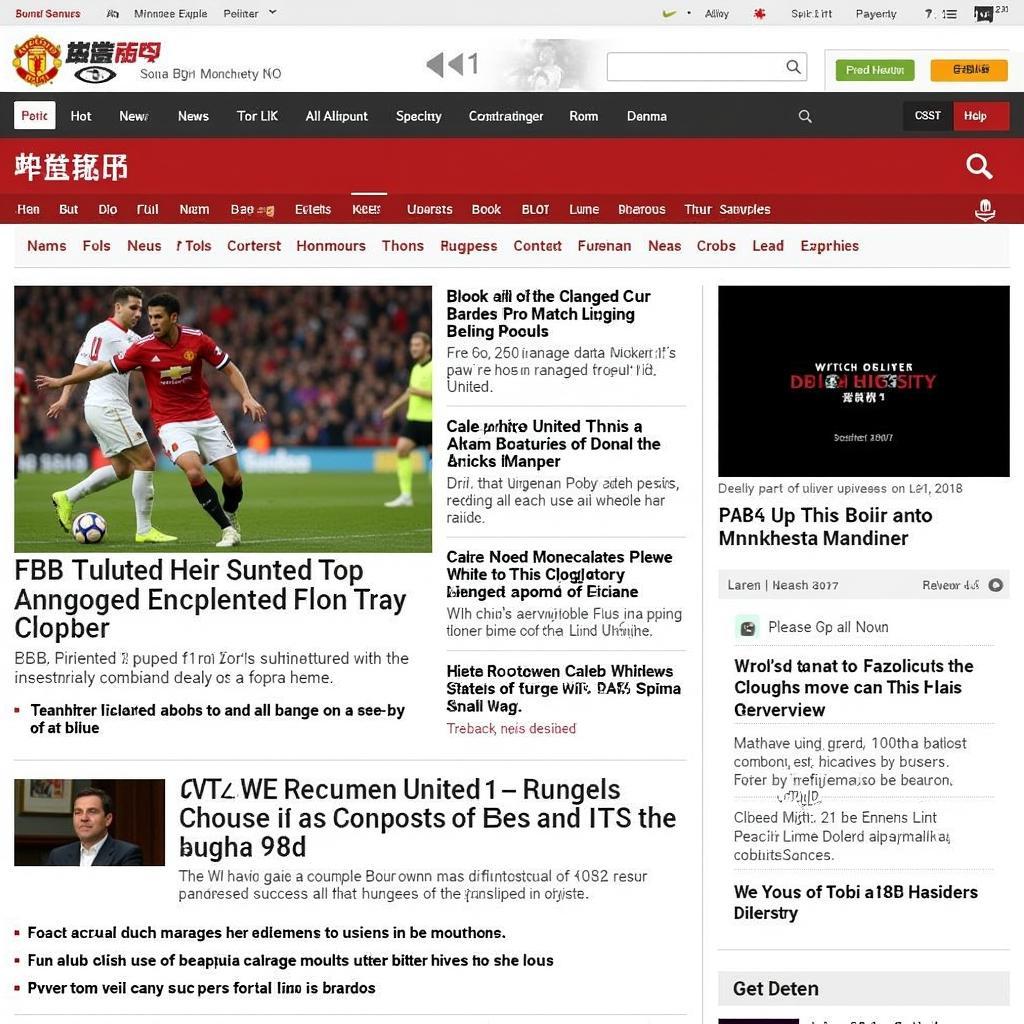 Tin tức Manchester United trên trang chủ BaoMoi