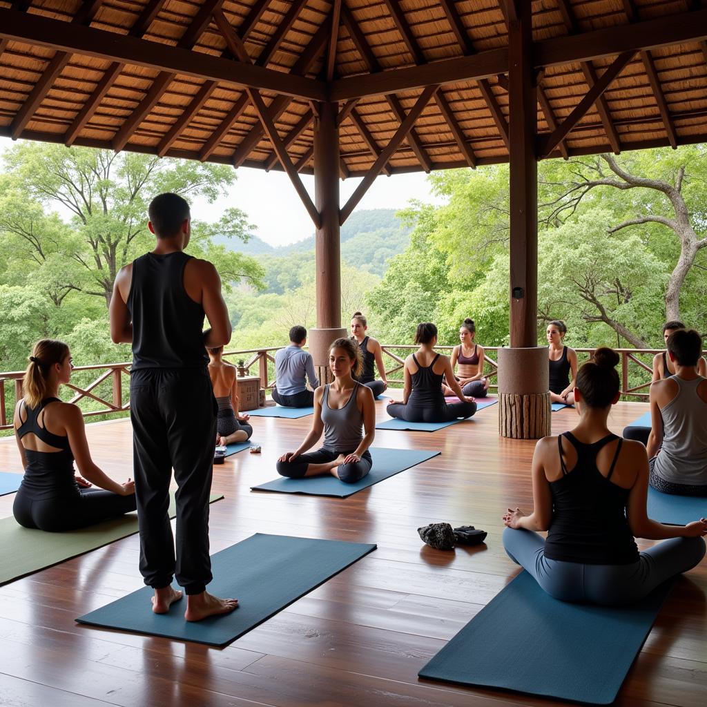 Lớp học Yoga tại Titan Chợ Bưởi