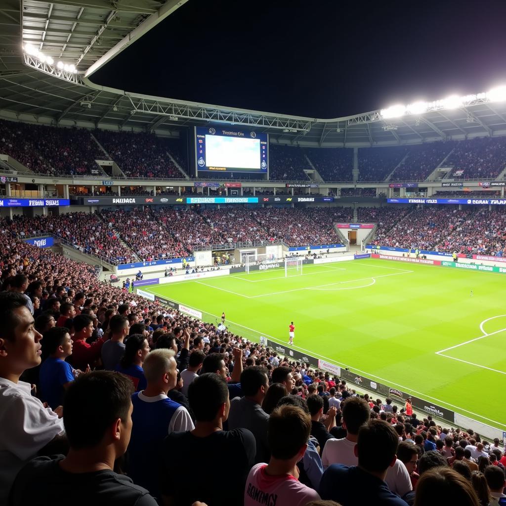 Trực tiếp Buriram United - Khán đài chật kín