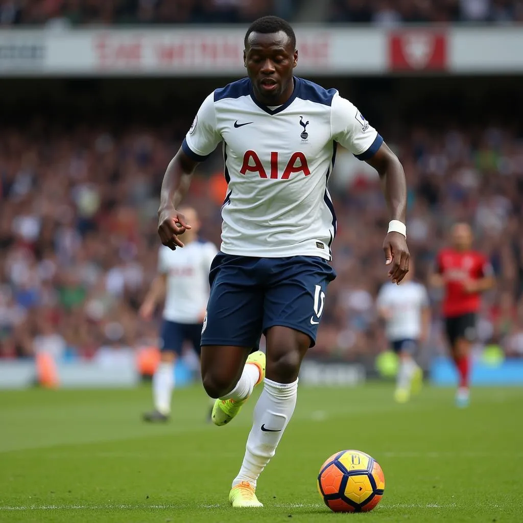 Victor Wanyama trong màu áo Tottenham Hotspur