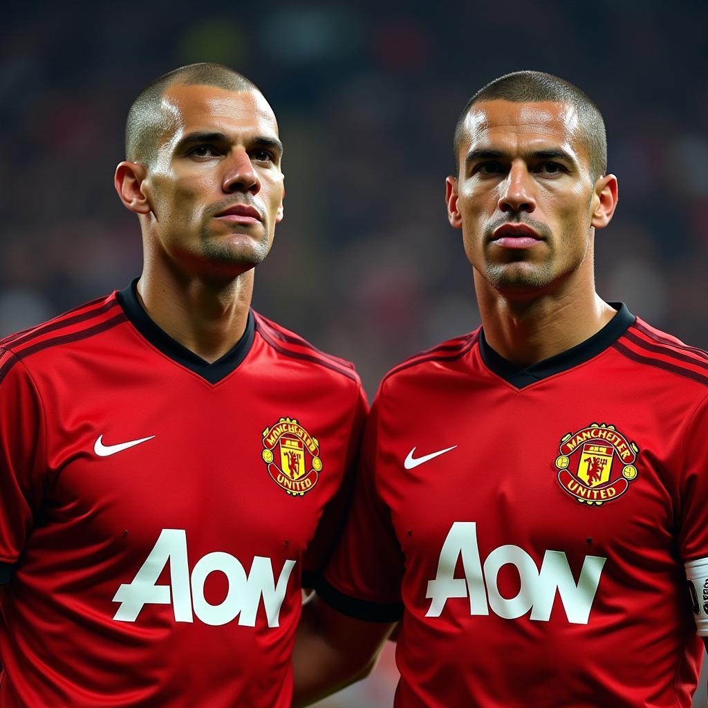 Bộ đôi trung vệ thép Vidic - Ferdinand