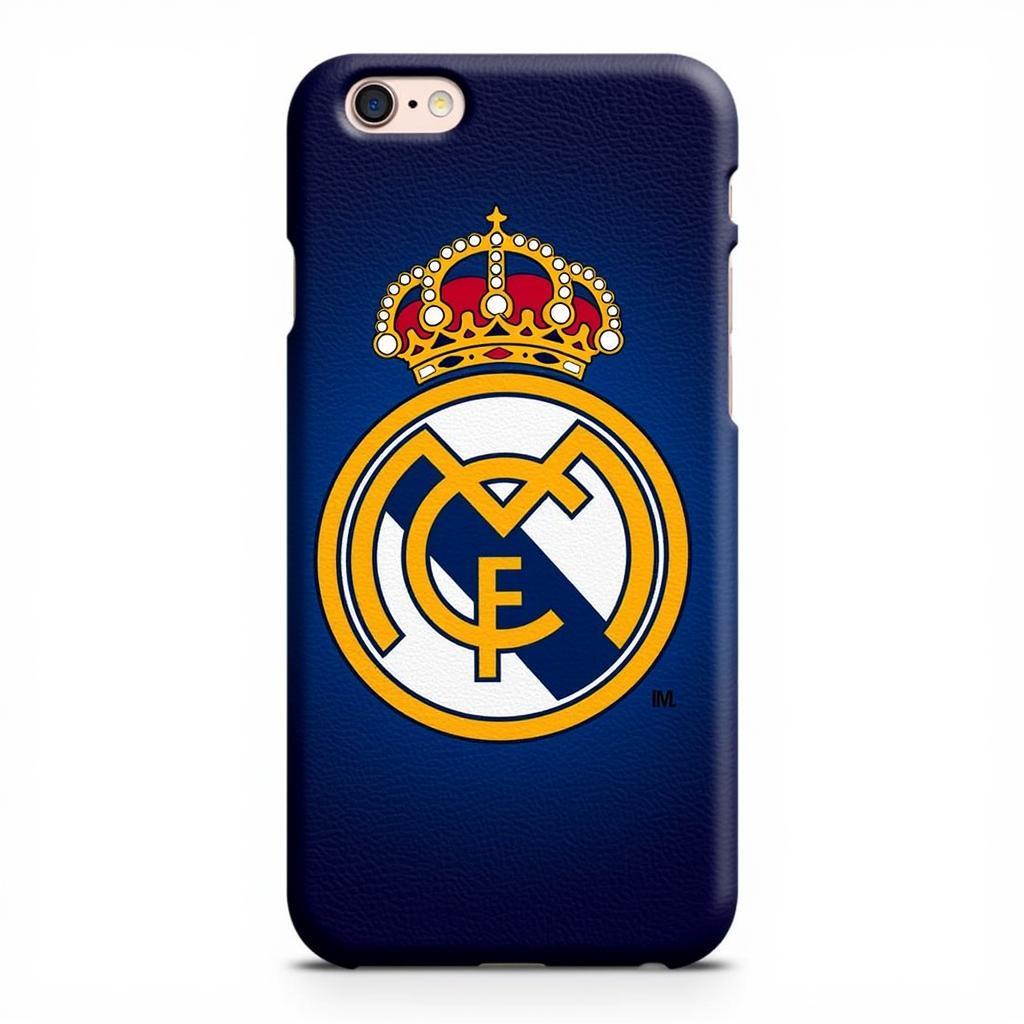 Vỏ Ốp iPhone 6 CLB Real Madrid Chất Liệu Da