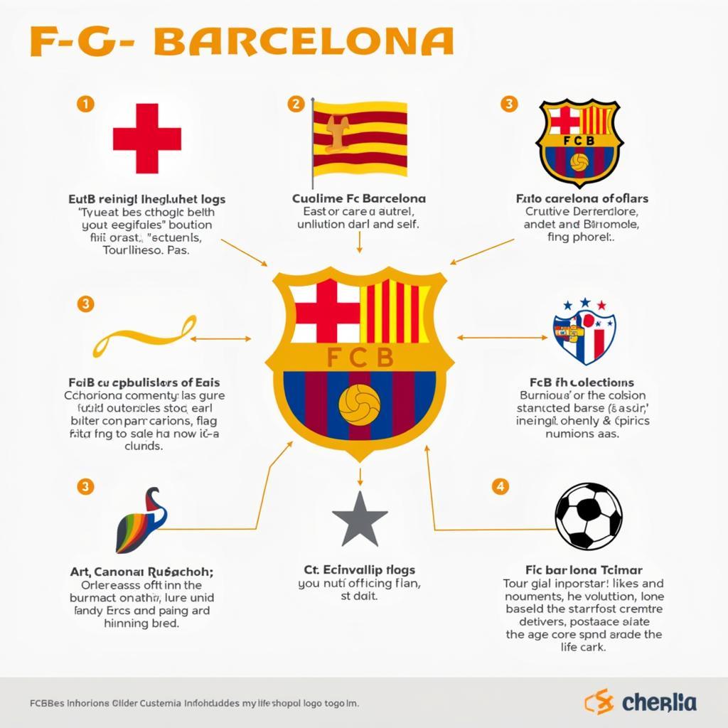 Ý nghĩa các yếu tố logo CLB Barca