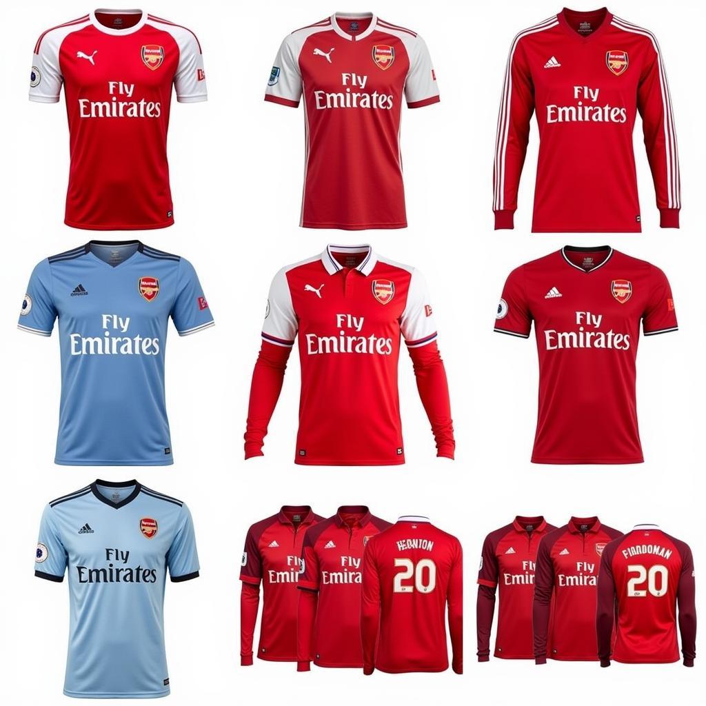 Các mẫu áo đấu CLB Arsenal