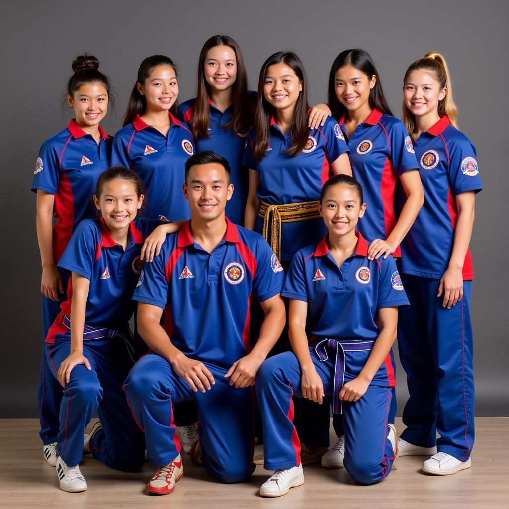 Các thành viên CLB Vovinam FPT