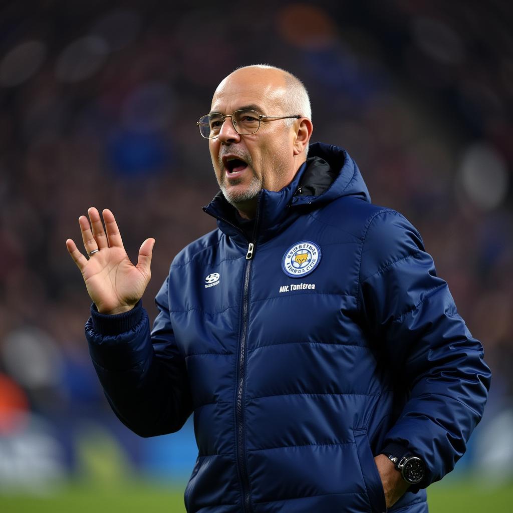 Huấn luyện viên Claudio Ranieri cùng Leicester City