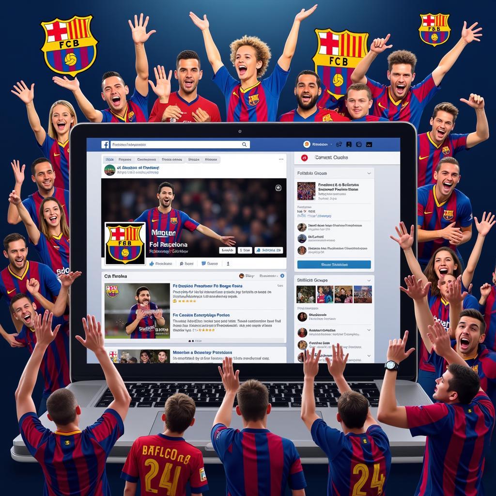 Kết Nối Cùng CLB Barca Facebook