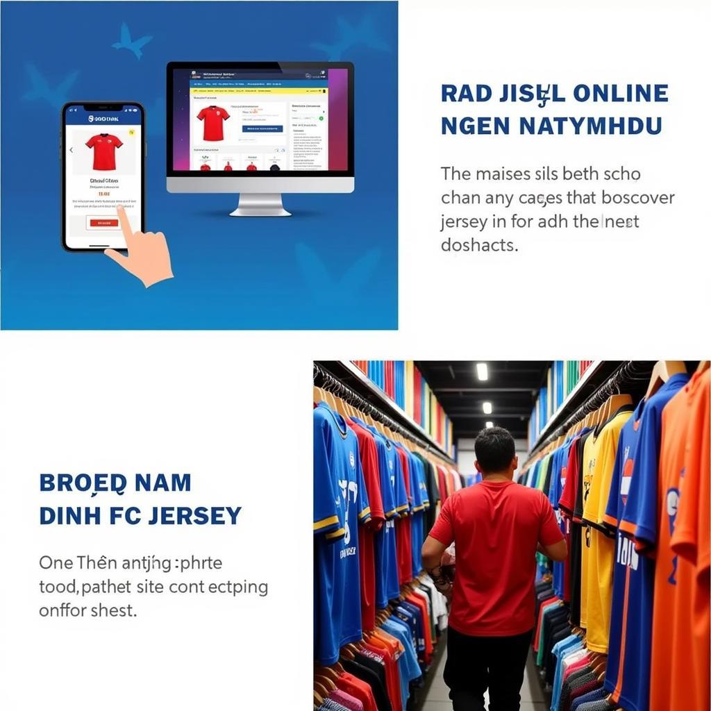 Mua áo CLB Nam Định online và offline