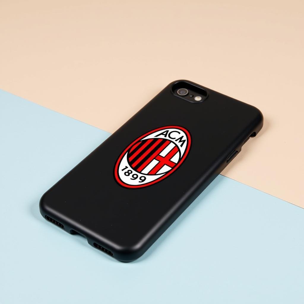 Ốp lưng điện thoại in logo AC Milan